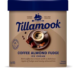 1/2 cup (99 g) Coffee Almond Fudge Ice Cream