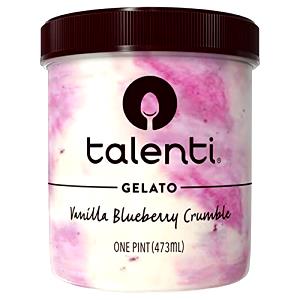 1/2 cup (99 g) Vanilla Blueberry Crumble Gelato