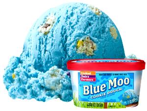 1/2 cup Blue Moo Cookie Dough Ice Cream