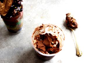 1/2 cup Brownie MudPie Ice Cream