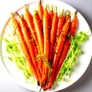 1/2 Cup Carrot, Honey Glazed