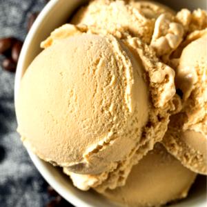 1/2 Cup Ice Cream, Coffee, No Sugar Added