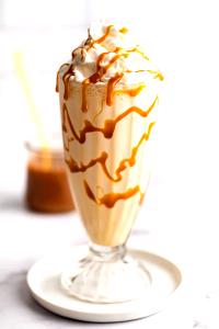 1/2 Cup Ice Cream, Vanilla & Caramel