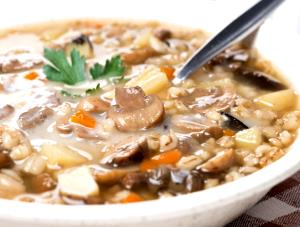 1/2 cup Chicken Mushroom Barley Soup