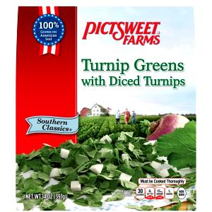 1/2 Cup Chopped Or Diced Turnip Greens (Frozen)