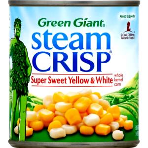 1/2 Cup Corn, Super Sweet Yellow & White, Canned