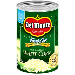 1/2 Cup Corn, White, Whole Kernel, Canned