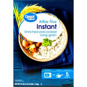 1/2 cup dry (1 cup cooked) (43 g) Original Instant Enriched White Rice