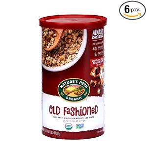 1/2 cup dry (40 g) Organic Old Fashioned Oatmeal