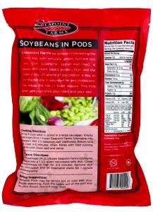 1/2 cup edible parts (75 g) Frozen Edamame - Organic Soybeans in Pods