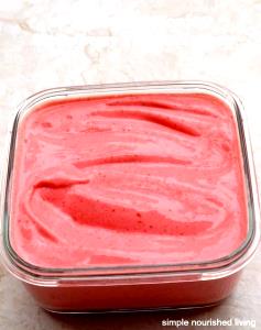 1/2 Cup Frozen Yogurt, Strawberry, Nonfat