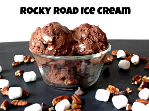 1/2 cup Grand Ice Cream - Rocky Road