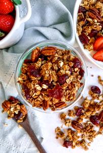 1/2 Cup Granola Cereal, Cranberry Pecan