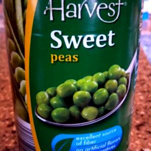 1/2 Cup Green Pea, Canned