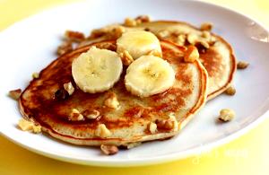 1/2 cup mix (2 5" pancakes) (57 g) Banana Walnut Pancake Mix