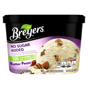 1/2 Cup No Sugar Added Butter Pecan Ice Cream