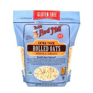 1/2 Cup Oatmeal, Gluten Free Thick Rolled Oats