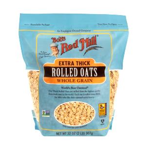 1/2 Cup Oatmeal, Thick Rolled Oats