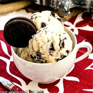 1/2 cup Oreo Vanilla Ice Cream