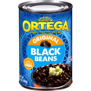 1/2 Cup Ortega Black Beans