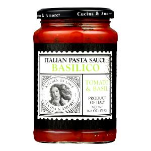 1/2 Cup Pasta Sauce, Basilico Tomato & Basil