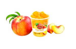 1/2 Cup Peach Chunks, Yellow Cling