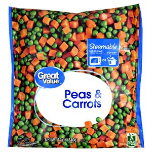 1/2 Cup Peas and Carrots (Frozen)