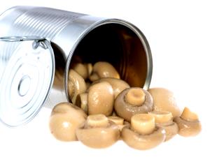 1/2 Cup Pieces Mushrooms (Drained Solids, Canned)