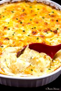 1/2 cup prepared (28 g) Cheesy Scalloped Potatoes