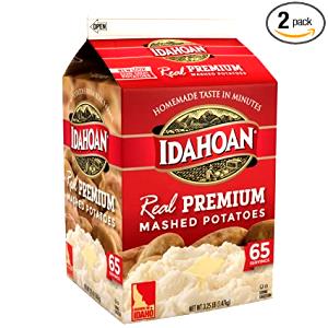 1/2 cup prepared (4 oz) Real Premium Mashed Potatoes