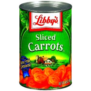 1/2 Cup Slices Carrots (Solids and Liquids, Canned)