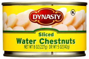 1/2 Cup Slices Waterchestnuts (Solids and Liquids, Canned)