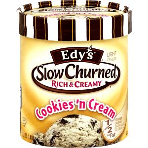 1/2 cup Slow Churned Rich & Creamy No Sugar Added Mint Chocolate Chip Ice Cream