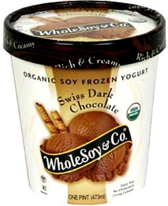 1/2 Cup Soy Frozen Yogurt, Swiss Dark Chocolate