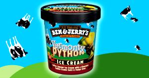 1/2 cup Vermonty Python Ice Cream