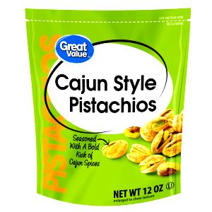 1/2 cup with shells Cajun Style Pistachios