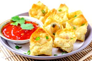 1/2 Cup Wontons , Fried