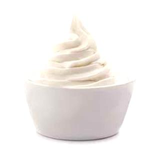 1/2 Cup Yogurt, Soft Serve, Vanilla