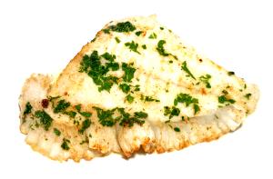 1/2 Fillet Turbot, European, Cooked