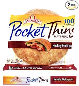 1/2 flatbread (42 g) Pocket Thins Flatbread Healthy Multi-Grain