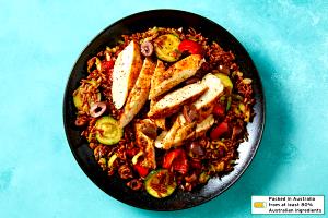 1/2 meal kit (451 g) Spanish Spiced Chicken & Rice