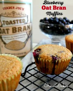 1/2 muffin (67 g) Blueberry Oat Bran Muffin