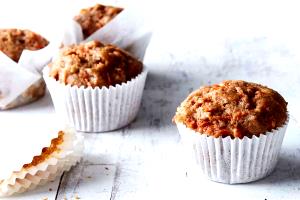 1/2 muffin (67 g) Carrot Ginger Oat Bran Muffins