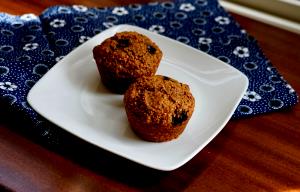 1/2 muffin (67 g) Organic Moral Fiber Blueberry Bran Muffins