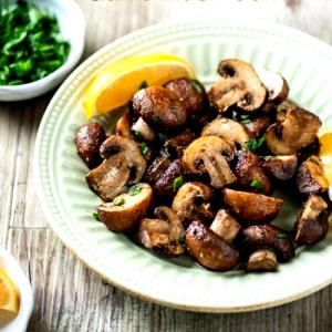 1 2 Oz Can Yields Cooked Mushrooms (from Canned, Fat Added in Cooking)