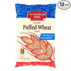 1/2 Oz Puffed Wheat Cereal (Fortified)