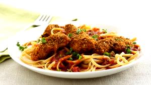 1/2 package (283 g) Chicken Parmesan with Linguine