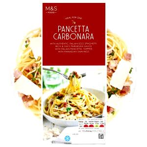 1/2 package (312 g) Pasta Carbonara with Pancetta