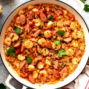 1/2 package (340 g) Jambalaya Skillet Meal