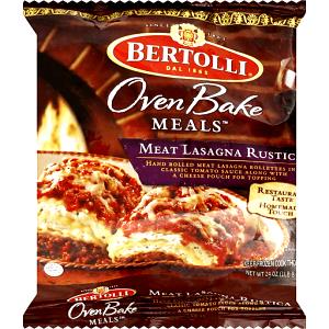 1/2 package (340 g) Oven Bake Meals - Meat Lasagna Rustica